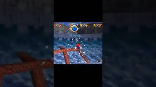 Super Mario 64 Through the Jet Stream Star Dire Dire Docks #supermario64 #retrogaming #mario #n64