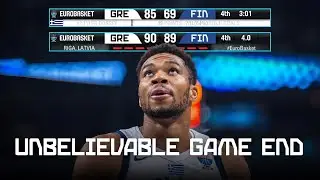 INSANE GAME-END 🤯 | Greece 🇬🇷 survive Finland's 🇫🇮 INCREDIBLE comeback 🔥 | FIBA #EuroBasket 2025
