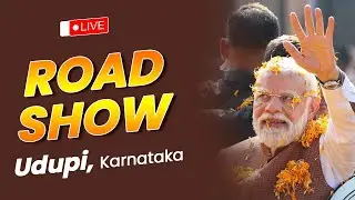 Watch LIVE: PM Shri Narendra Modi holds a roadshow in Udupi, Karnataka