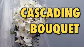 How to Make Cascading Bridal Bouquet with Phalaenopsis Orchids