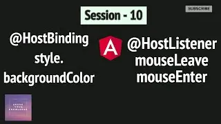 HostBinding HostListener angular