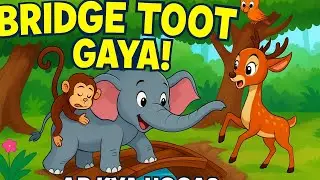 &ldquo;Oh No! Baby Elephant & Friends STUCK in Jungle! 😰&rdquo;|kids videos | shafatoons | shfashowindia 