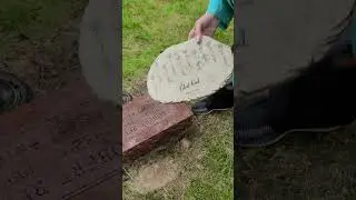 Robert Reed's Grave With a cool Stone Friday 5/14/2023