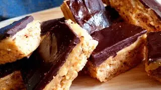 Peanut triple layer bar/Billionaire bar/home made triple layer bar