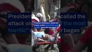 Russian aerial strikes kill at least 15 people in Kyiv | DW News