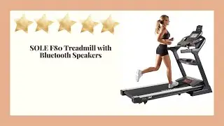 SOLE F80 Treadmill with Bluetooth Speakers