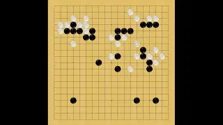 【囲碁の師匠katago変則打ち込み碁】199 二子局【囲碁】