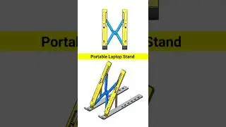 ✅Portable Laptop Stand  Mechanism 📌 #stand #laptopstand #design #mechanism