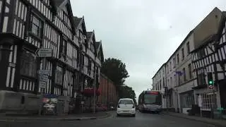 Driving On The Homend & High Street, Ledbury, Herefordshire, England 19th July 2019