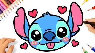 HOW TO DRAW STITCH EASY 💗