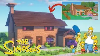 Учебник Minecraft :: Как построить ДОМ СИМПСОНОВ // анимационный дом