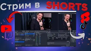 Create vertical Shotrs and TikTok videos while streaming on YouTube and Twitch.