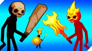 НАПУГАЛИ ВЕЛИКАНАМИ! Stickman Battle