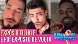 LATINO EXP&Otilde;E FILHO DEPENDENTE QU&Iacute;MICO E &Eacute; EXPOSTO DE VOLTA FUMANDO BASEADO | A HORA DA VENENOSA
