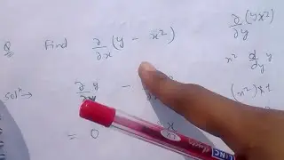 How to do PARTIAL DIFFERENTIATION (Hindi)
