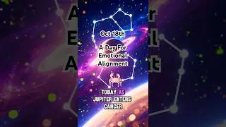 Jupiter in Cancer | Oct 18 | Emotional Alignment Worldwide #shorts #astrology #spirituality