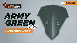 TIPS REPAINT WARNA HIJAU KLASIK ARMY GREEN 142!