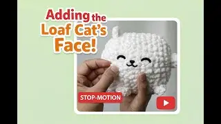 White loaf cat | Bulky yarn | #crochet #knittig #yarn #bulkyyarn