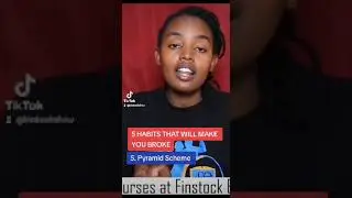 5 HABITS THAT WILL MAKE YOU BROKE_PYRAMID SCHEMES