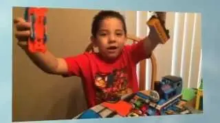 Eddie is Toy Crazy - Thomas and Friends, Cars,and Lot's of Fun!