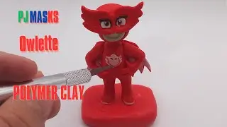 How to make Owlette Mask | PJ Masks | Polymer clay tutorial