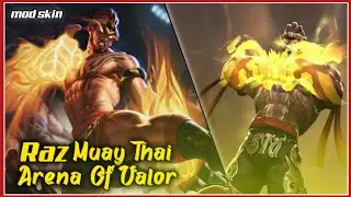 AOV : MOD SKIN RAZ MUAY THAI V1.40.2