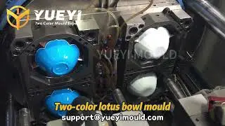 Two color lotus bowl mould