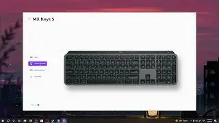 Как включить и отключить подсветку в Logitech MXKeys S