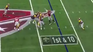 NEW AAF FOOTBALL LEAGUE NASTY HIT (HELMET FALLS OFF)