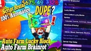 ESCAPE TSUNAMI POR BRAINROT SCRIPT | INSANO 😍 AUTO FARM BRAINROT | AUTO  LUCKY BLOCK | DUPE ??? 🤔