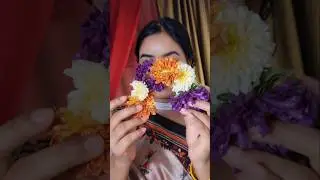 Using bangle for Flower Bun hairstyle 🌸 #hairstyle #youtube