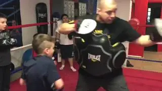 Kids Boxing class with Coach Nelson