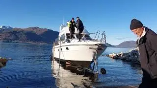 Opptak av båt