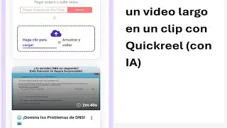 Cómo convertir un video largo en un clip con IA