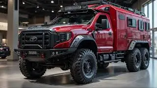 2026 Toyota Luxury future truck 6x6 inside The Most of Double Decker camper Motorhome 