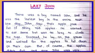 Lazy john story || moral stories || JSJ JESY EDUCATION