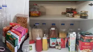 how to organize small kitchen cabinet| Pakistani spices organizeation