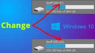 Windows 10 - Change Drive Letter