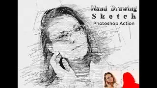 Hand Drawing Sketch Photoshop Action
