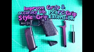 Improve Grip & Shooting | Pearce Grip Style Grip Extension for Glock 19