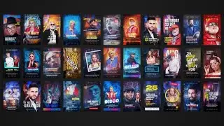 33 Instagram Reels Event Party Flyers | After Effects Template