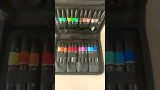 Got some new promarkers for my  birthday lol #stopmotion #art #floating #promarkers #shorts