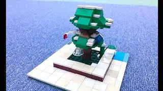 レゴ　LEGO　マイクラ風　クリスマスツリー　Minecraft-style Christmas tree Built by Y.T.