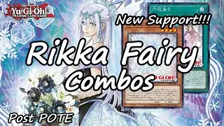 Yu-Gi-Oh! RIKKA FAIRY COMBOS & DECKLIST!!! NEW SUPPORT! POST POWER OF THE ELEMENTS (POTE) 2022!