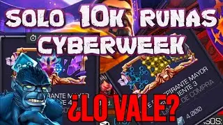 COMPRA DE ULTIMA HORA, CUENTA PEQUE&Ntilde;A SOLO 10K RUNAS CYBERWEEK VALE LA PENA | MCOC