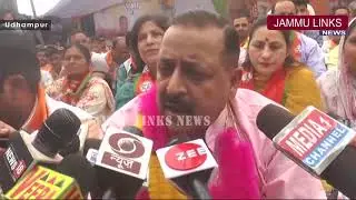 Jitendra Singh joins BJP&thinsp;leaders&rsquo; one-day fast to protest budget session washout