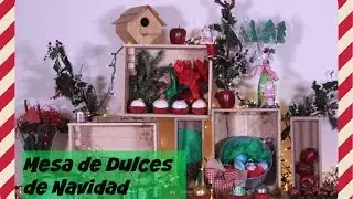 Mesa de Dulces de Navidad