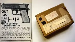 MAIL-ORDER MYSTERIES Episode 2:  $1 “COLT 45” Target Pistol (!) Ad  1970’s Early Airsoft Vintage Gun