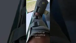 2 inch built up Aircast walking brace