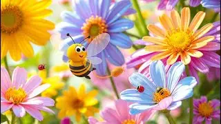 Buzzy the Bee and the Rainbow Tree | Nursery Rhyme for Kids | Fun Learning Song